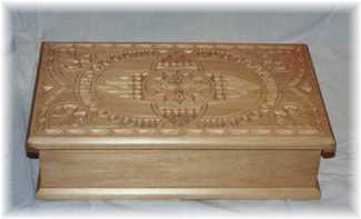 carved jewelry box